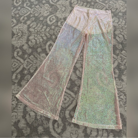 NWT Sequin High Waist Pants - Picture 4 of 11